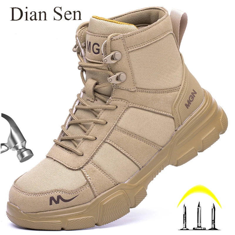 Indestructible Steel Toe Safety Work Boots – Unisex